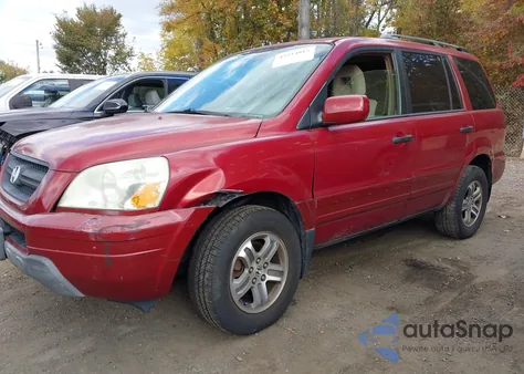 2005 Honda Pilot Ex z USA, uszkodzony, nr VIN 5FNYF18495B009626